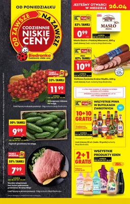 Biedronka gazetka - od 20/04/2026 do 26/04/2026